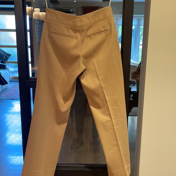 Prada high waist wide leg beige trousers - Picture 2 of 4